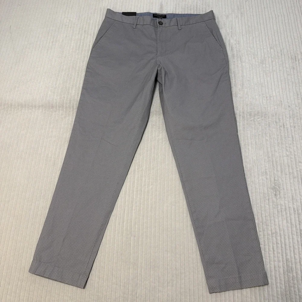 Banana Republic Mason Chino Stretch Men's 35x32 Dark Gray Athletic Tapered NEW